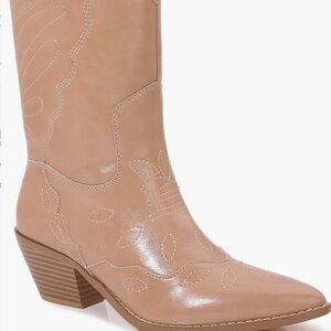 Elegant Tan Heeled Boots for Women